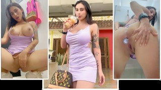 23-year-old Colombian chica masturbates in the mall of colombia 🇨🇴 ( JENIFERPLAY )