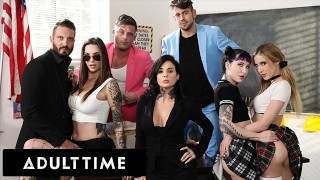 ADULT TIME - Driving Students CAN'T STOP FUCKING IN CLASS! Ft Rocky Emerson, Aiden Ashley, AND MORE!